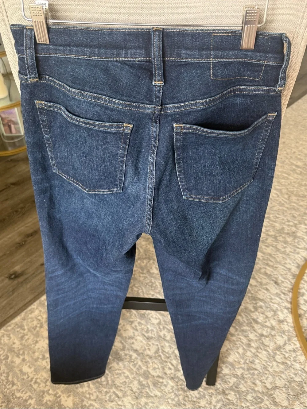 J. Crew Slim Mid Rise in Penny Basil Wash, 27